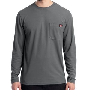 Men's Gray Long Sleeve Shirt